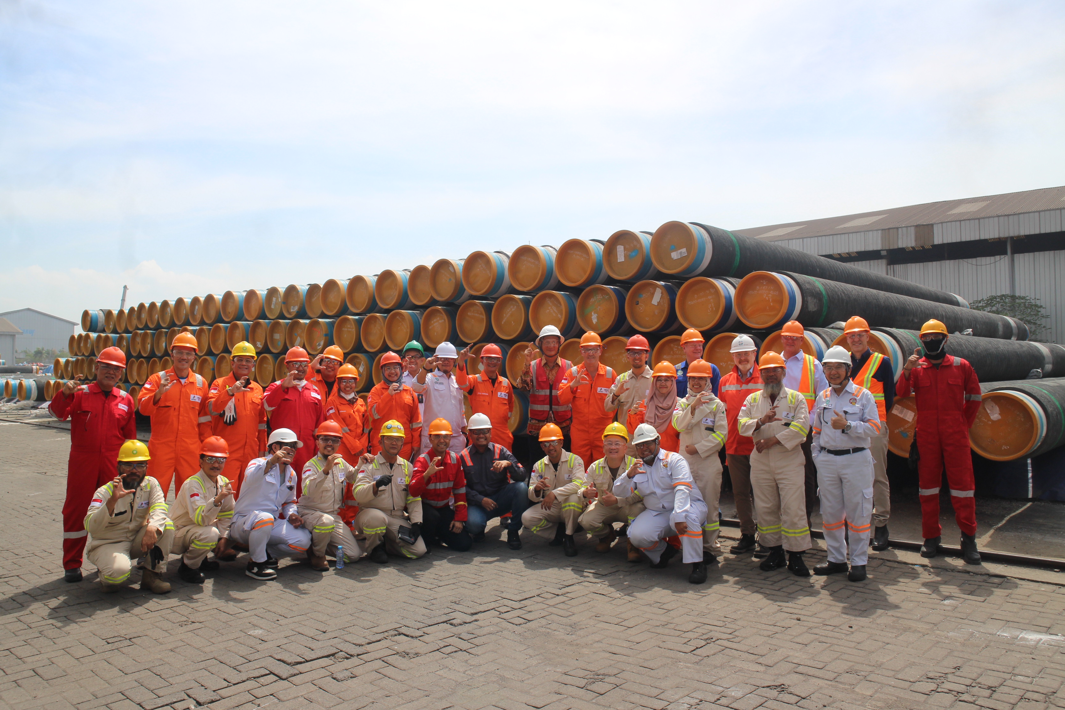 BP/Ubadari mengunjungi PT Indal Steel Pipe